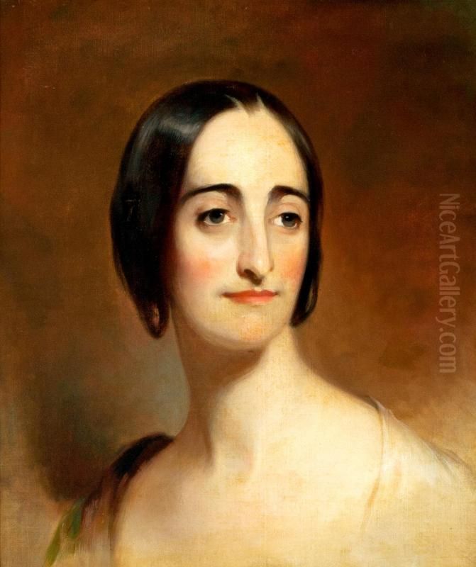 The Artist's Daughter Oil Painting by Thomas Sully