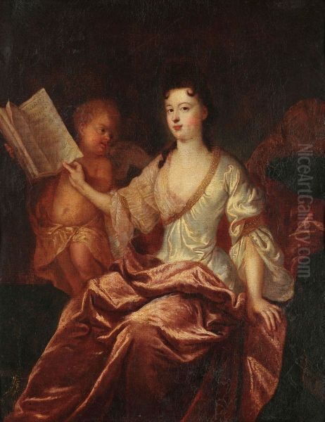Portrait of Catherine de La Boissiere Oil Painting by Francois de Troyor workshop