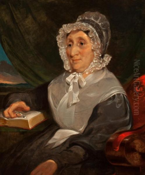 Mrs. Juliet Kahlenkamp Oil Painting by Samuel Finley Breese Morse
