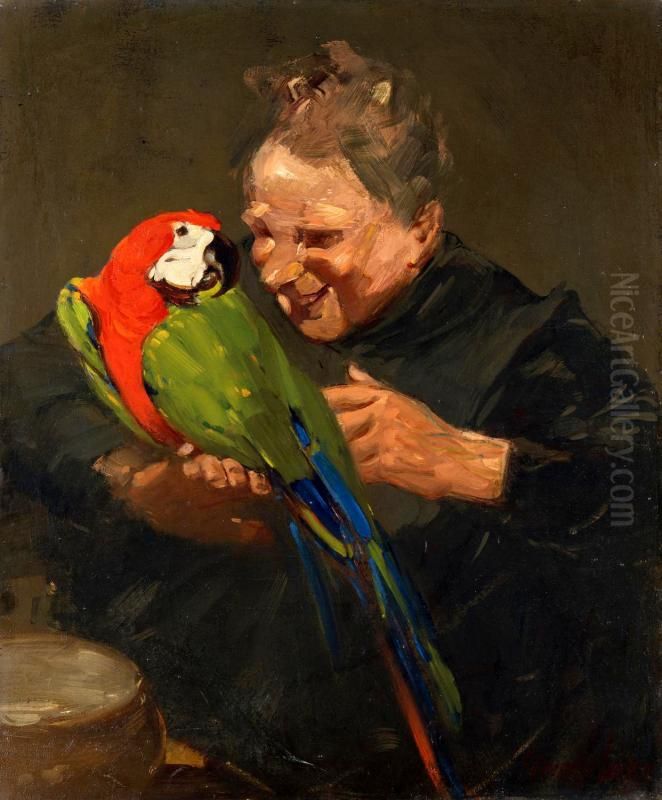 Pals Oil Painting by George Luks