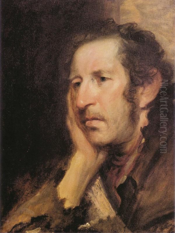 Pat, The Independent Beggar Oil Painting by Samuel Lovett Waldo