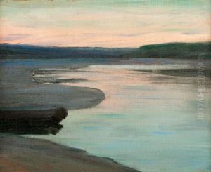 The Seconnet River after Sunset, Newport, Rhode Island