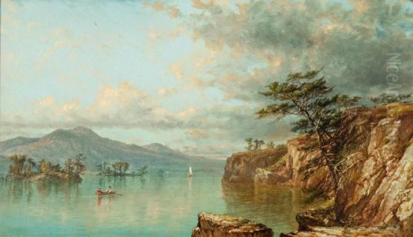 The Upper Hudson Oil Painting by Daniel Huntington