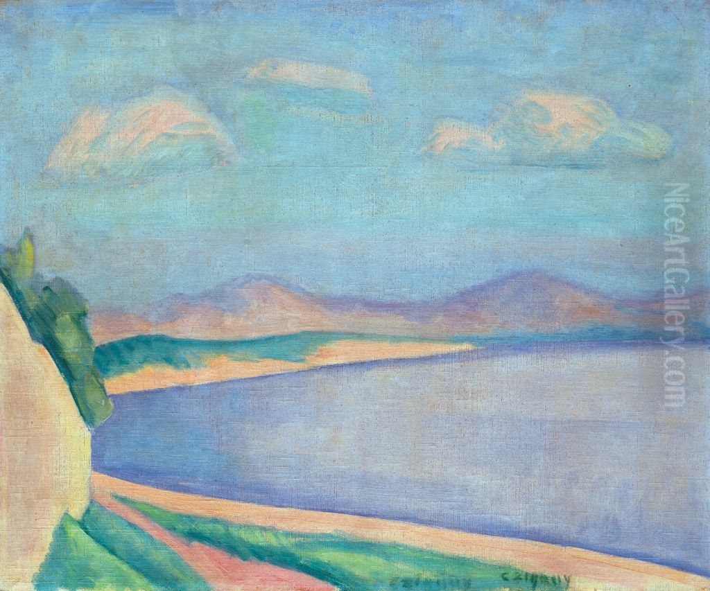 Del-francia taj Oil Painting by Dezso Czigany