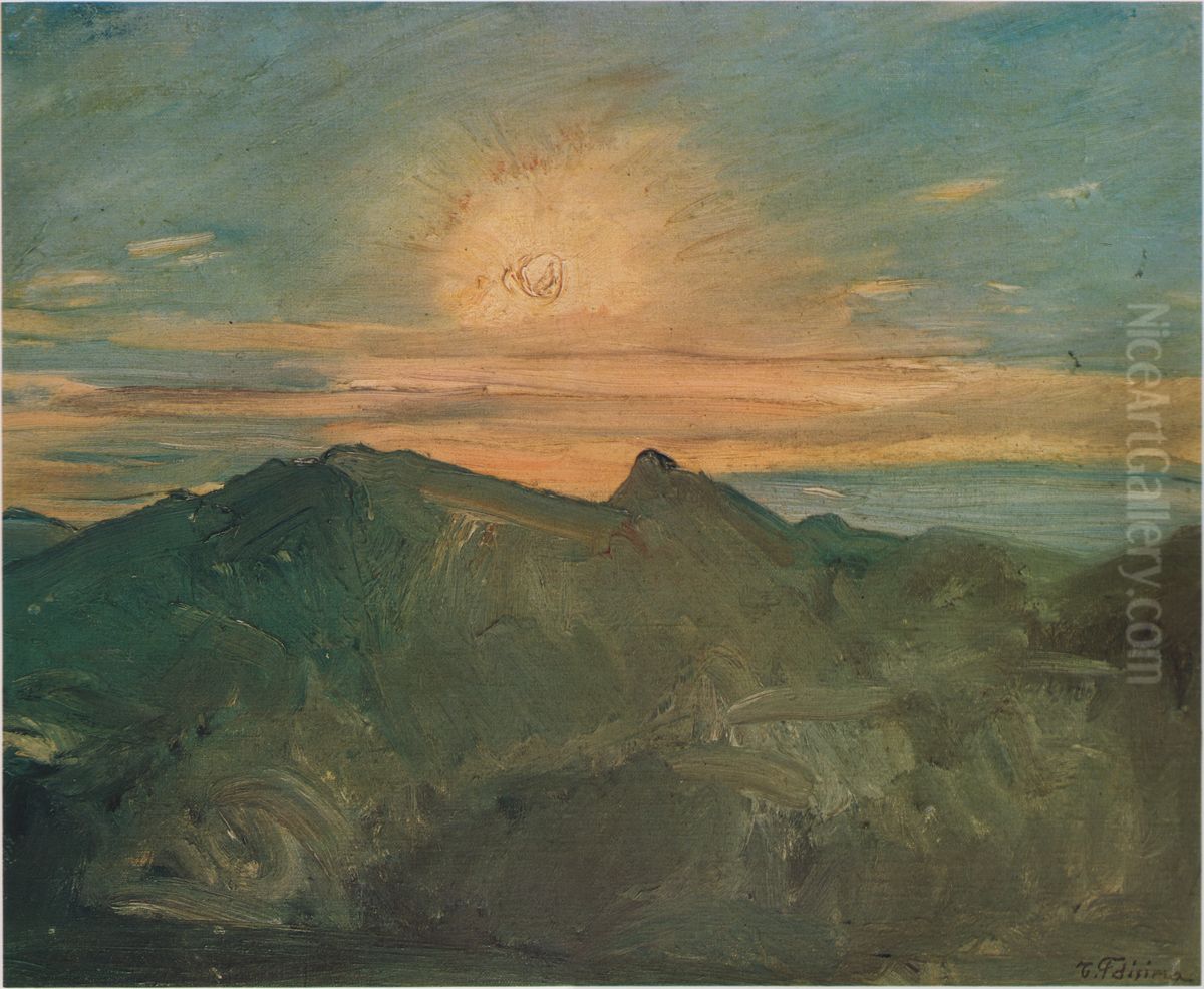 Morning Light Oil Painting by Fujishima Takeji