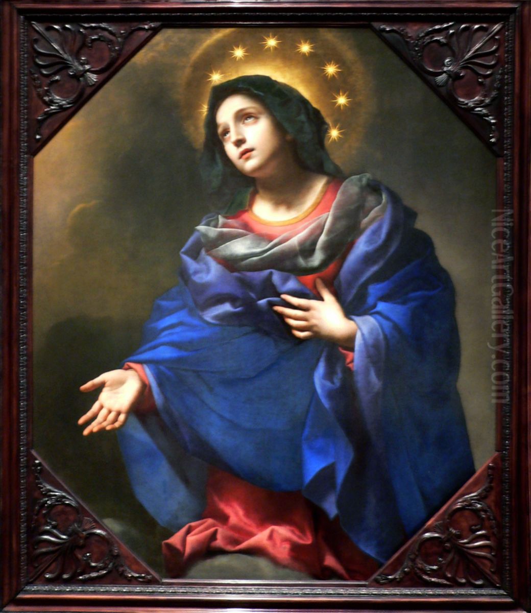 Madonna in Glory Oil Painting by Carlo Dolci