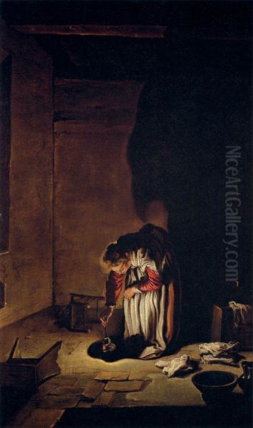 Parable of the Lost Drachma Oil Painting by Domenico Fetti
