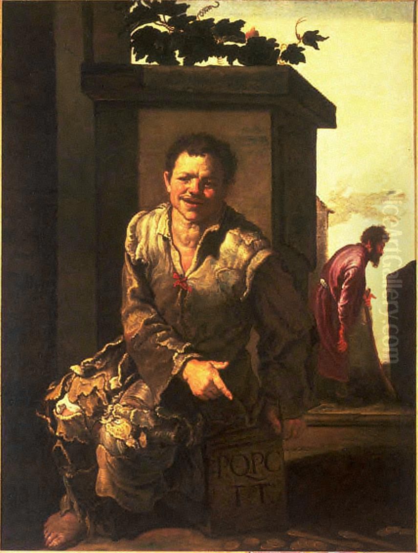 The Cynic Philosopher Crates Oil Painting by Domenico Fetti