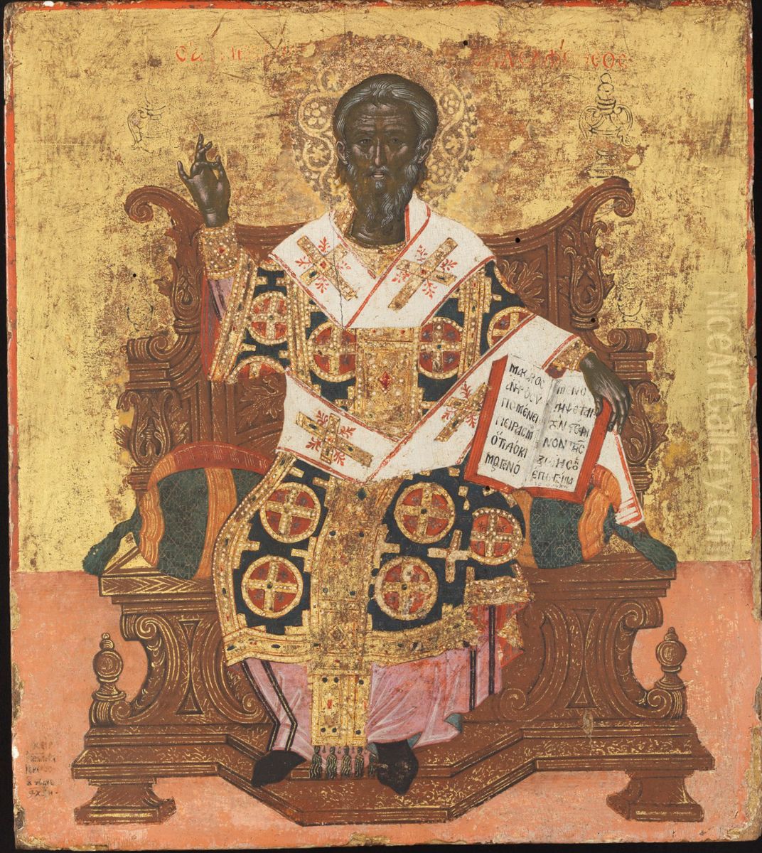 Saint James (Tzanes) Oil Painting by Emmanuel Tzanes