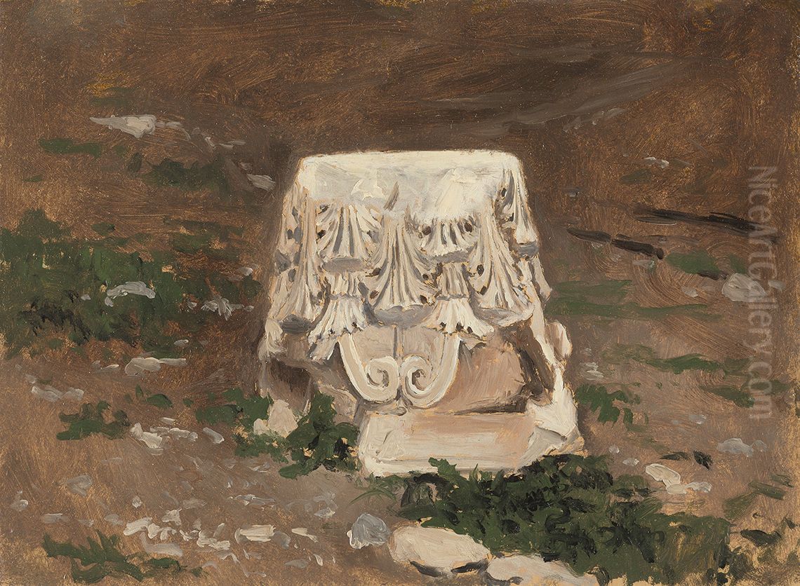 Column Base II Oil Painting by Lockwood de Forest