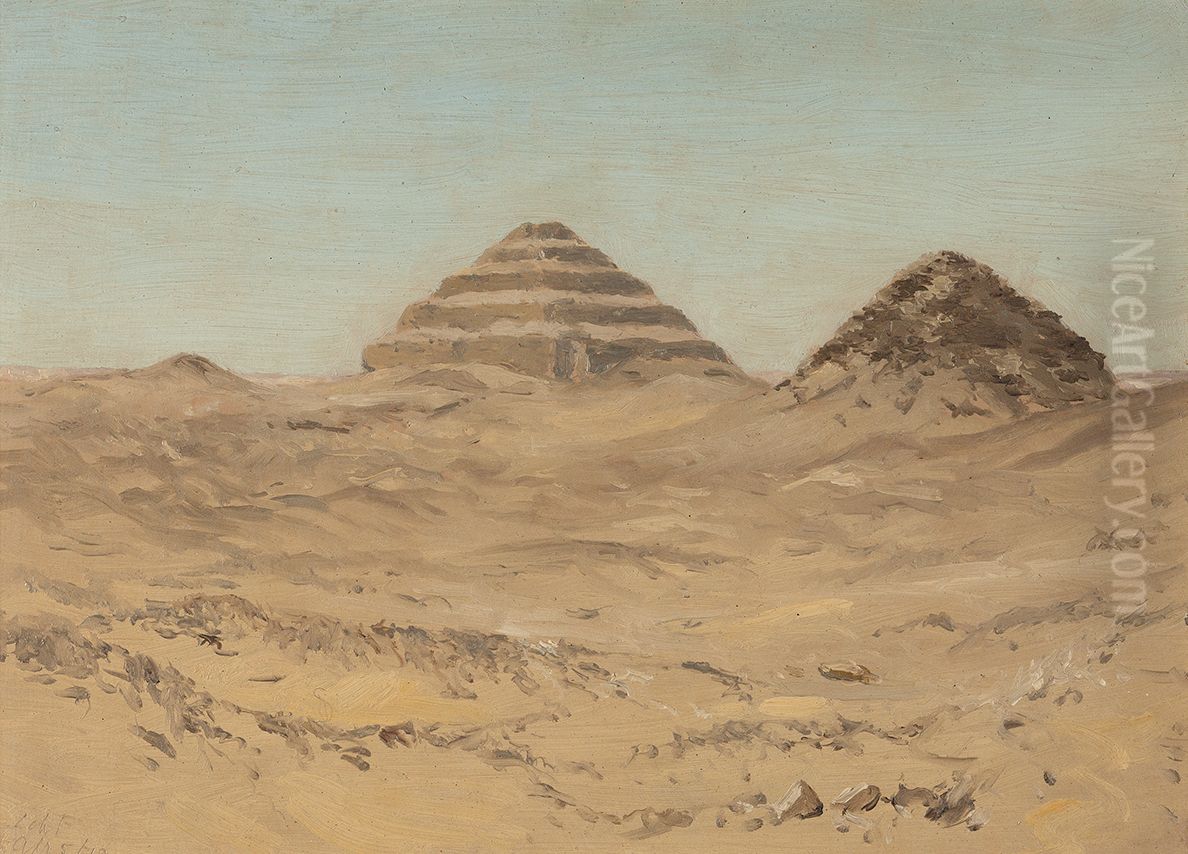Pyramid of Sakkara Oil Painting by Lockwood de Forest