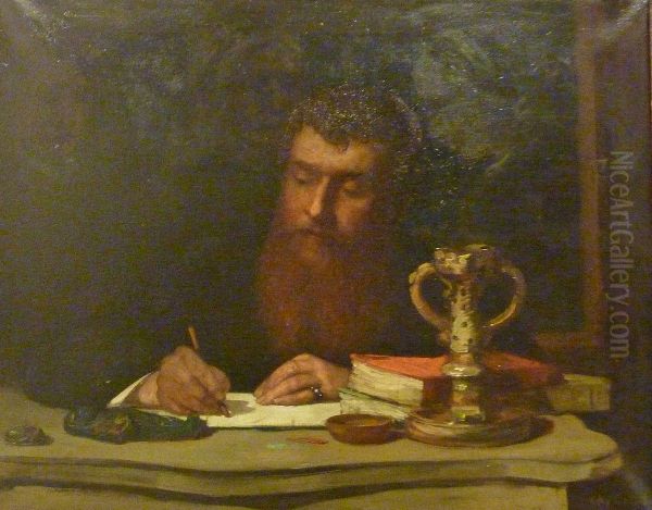Autoportrait Oil Painting by Charles Cottet
