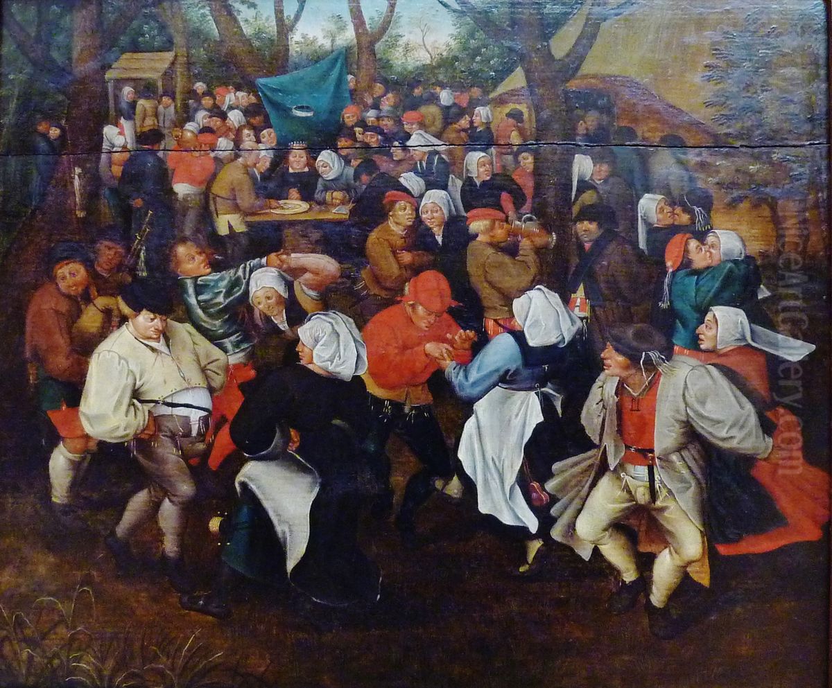La Danse de noce Oil Painting by Pieter Brueghel the Younger