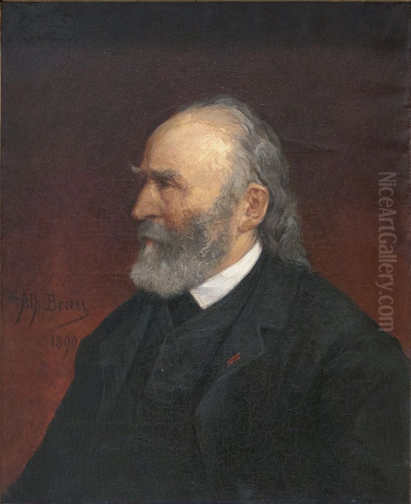 Portrait de monsieur Luzel Oil Painting by Alfred Beau
