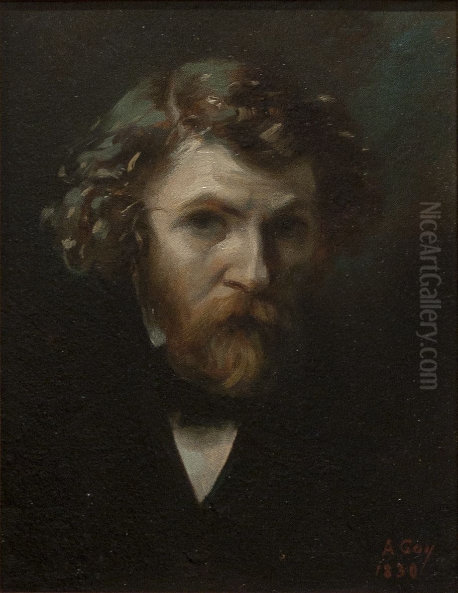 Autoportrait Oil Painting by Auguste Goy