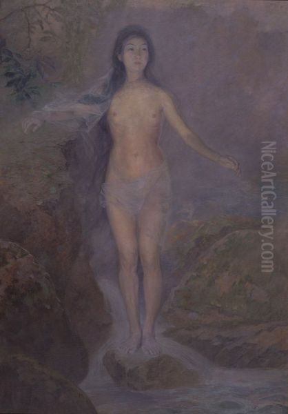 Mist (Nude) Oil Painting by Hiromitsu Nakazawa
