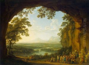 Landscape with a ancient Festival