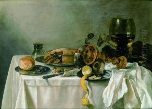 Still life with pie, 1637