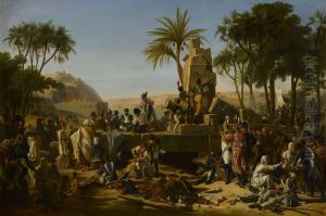 Halte de l'armee francaise a Syene 2 fevrier 1799