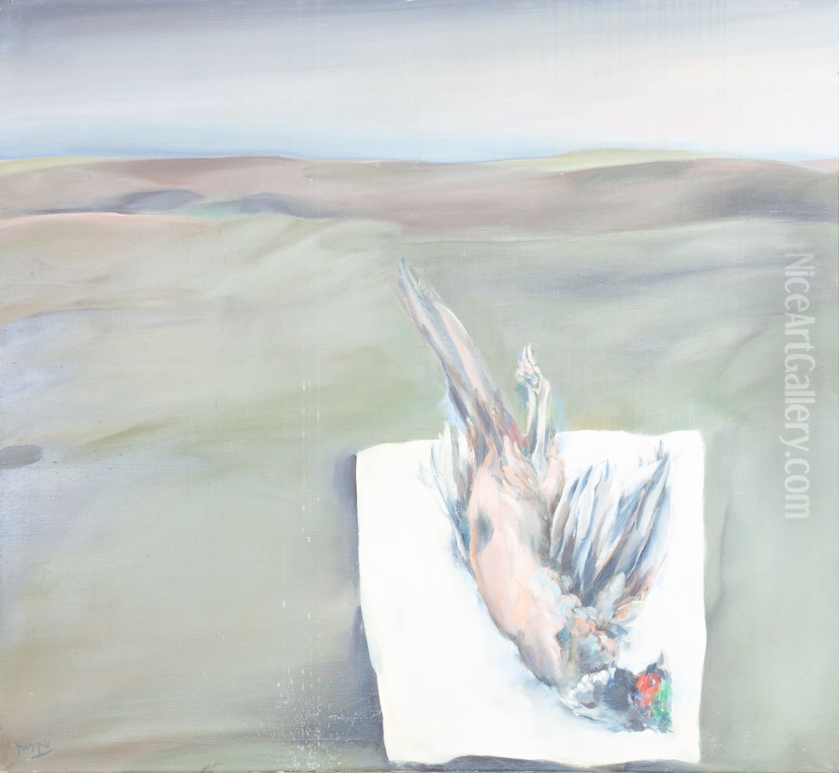 Landschaft mit Fasan Oil Painting by Peter Hoppe Landschaft mit Fasan Oil Painting by Peter Hoppe