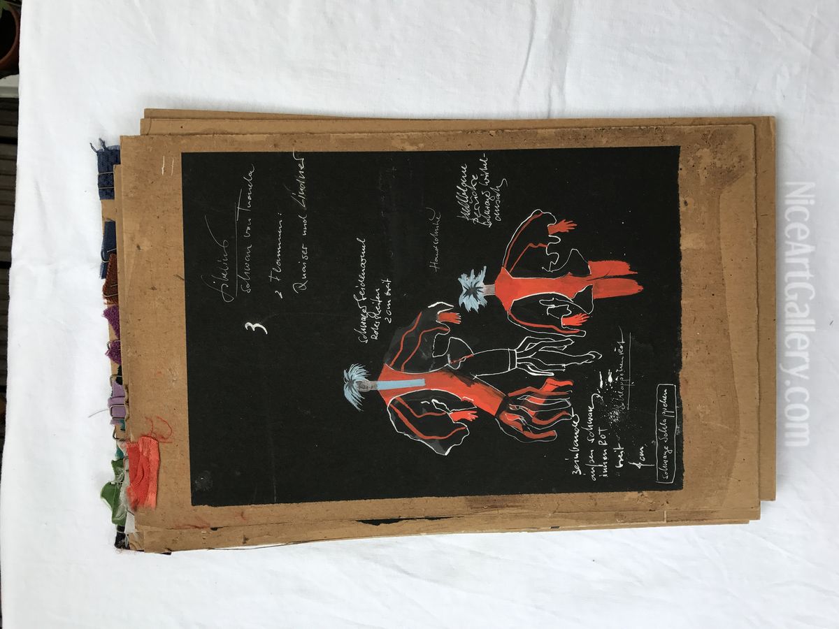 2 Flammen Oil Painting by Peter Hoppe