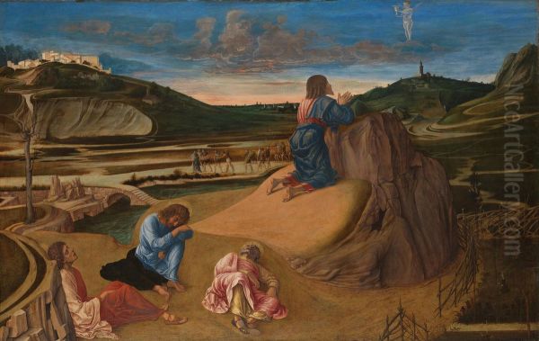 The Agony in the Garden Oil Painting by Giovanni Bellini