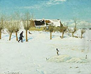 A winter day in the country.