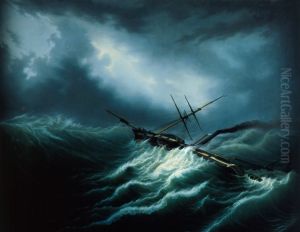 10. Marz 1835, Orkan auf der Nordsee