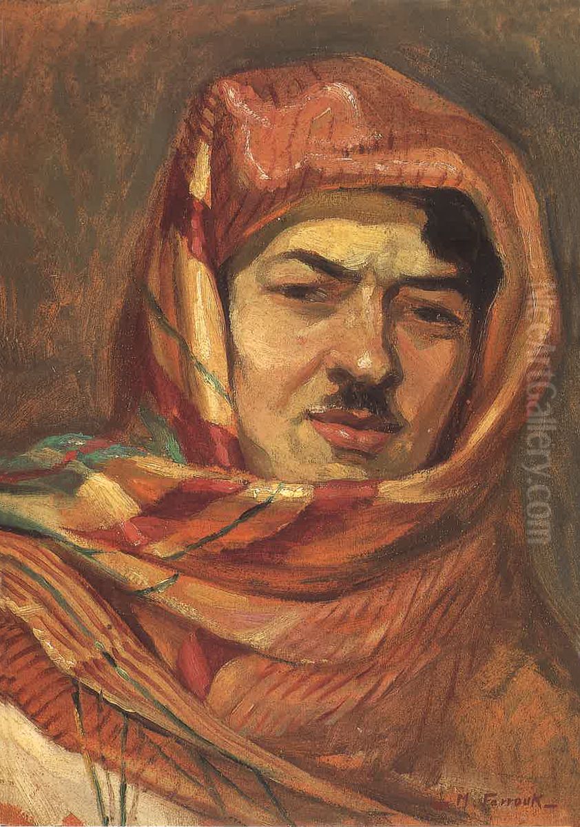 dhatyat balkwfyat. Oil Painting by Moustafa Farroukh