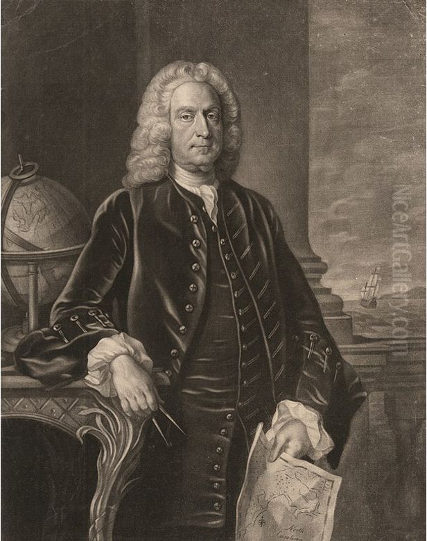Portrait of Arthur Dobbs Oil Painting by William Hoare