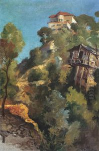 Bikfaya. The Palace and the cabin.