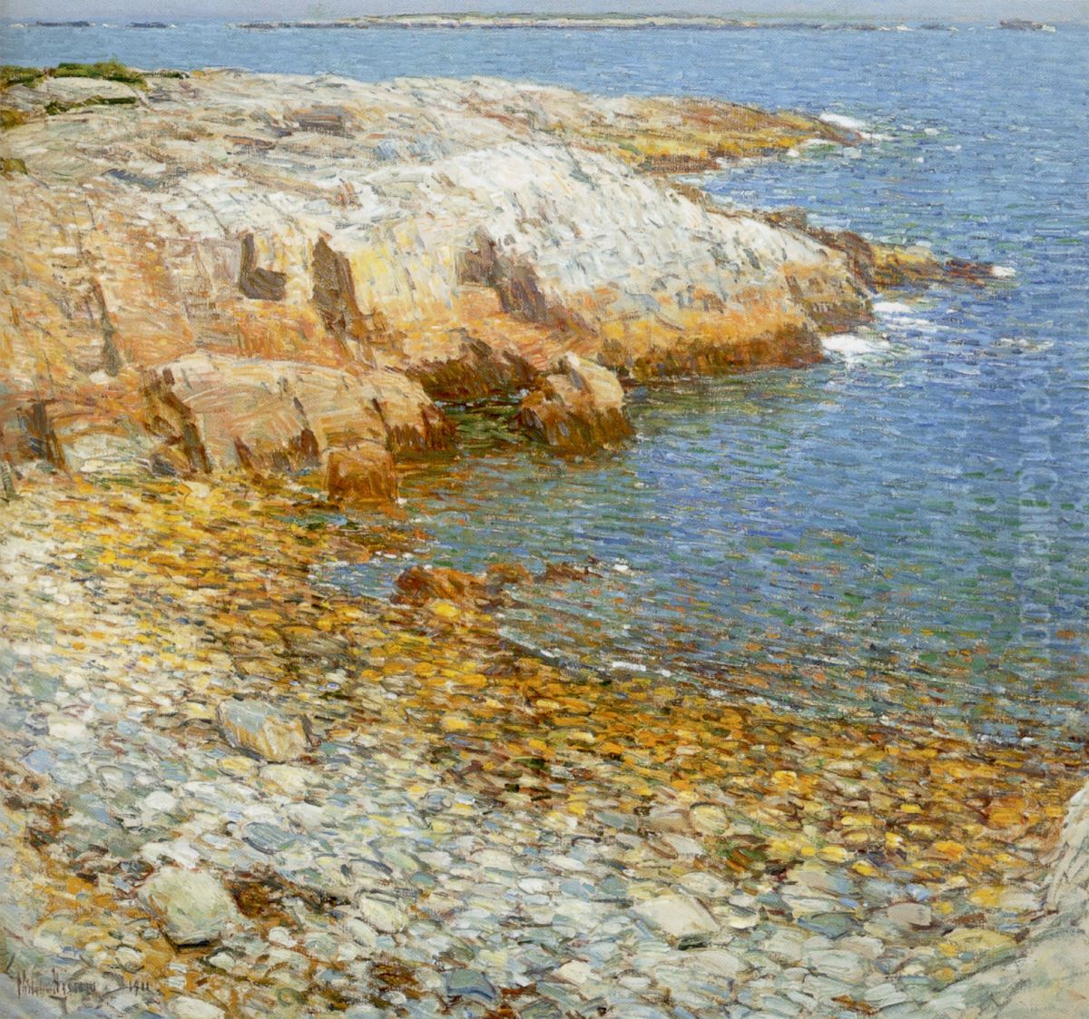 Isles of Shoals, Broad Cove Oil Painting by Childe Hassam