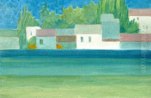 Hauser am Fluss