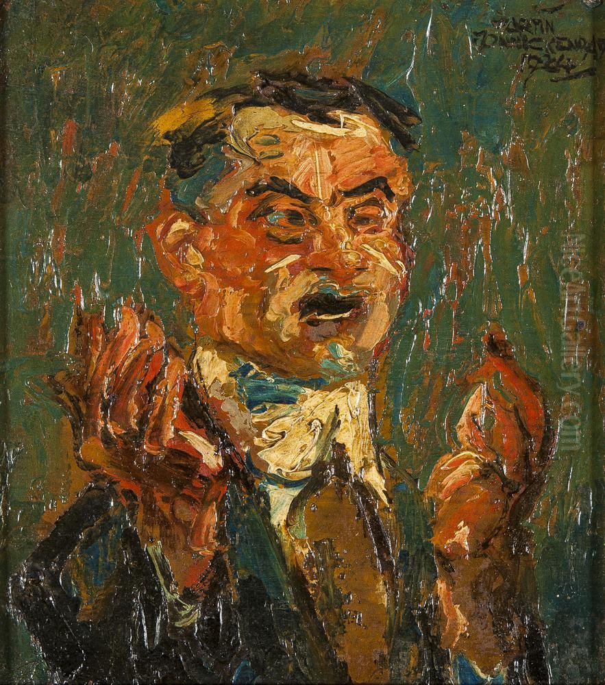 Portret Sjmarja Levin Oil Painting by Martin Monnickendam