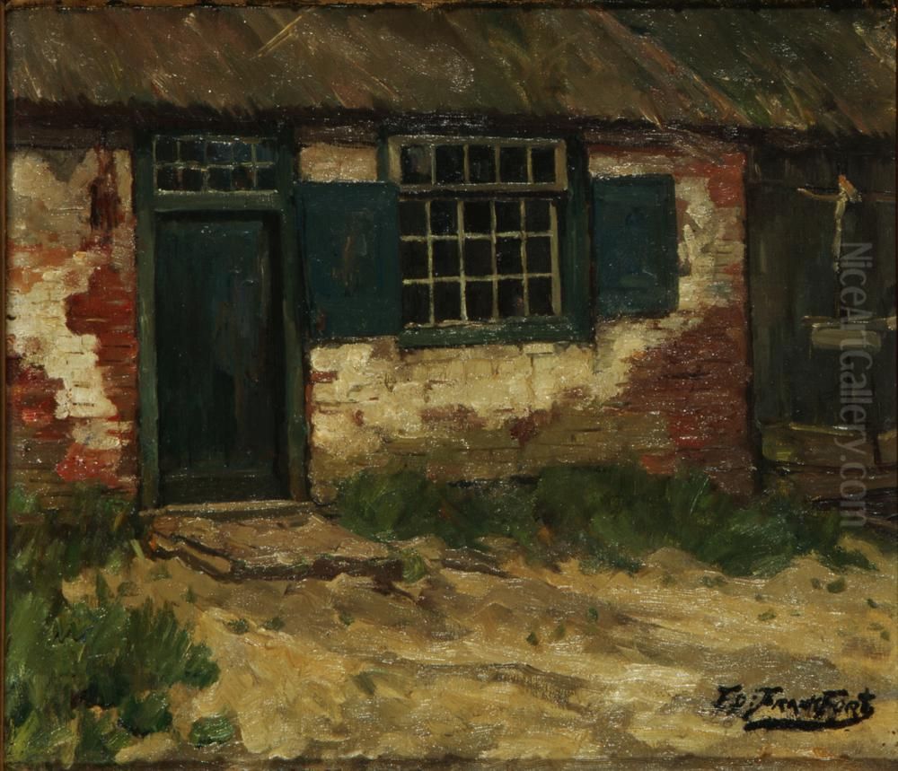 Goois Boerderijtje Oil Painting by Eduard Frankfort