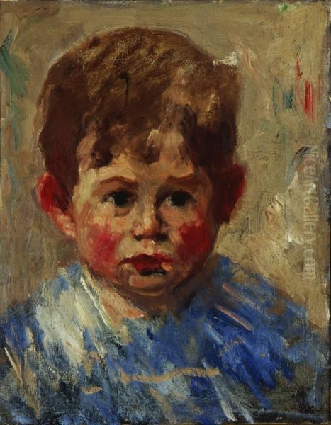 Portret van Jack Frankfort Oil Painting by Eduard Frankfort