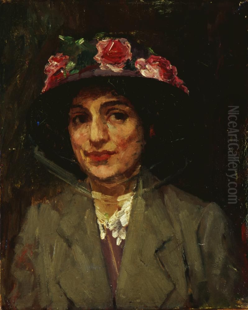 Portret Klara Frankfort-Kloots Oil Painting by Eduard Frankfort