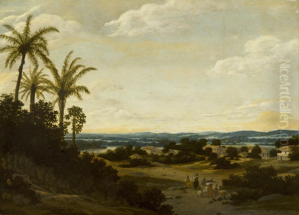 Braziliaans landschap Oil Painting by Frans Post