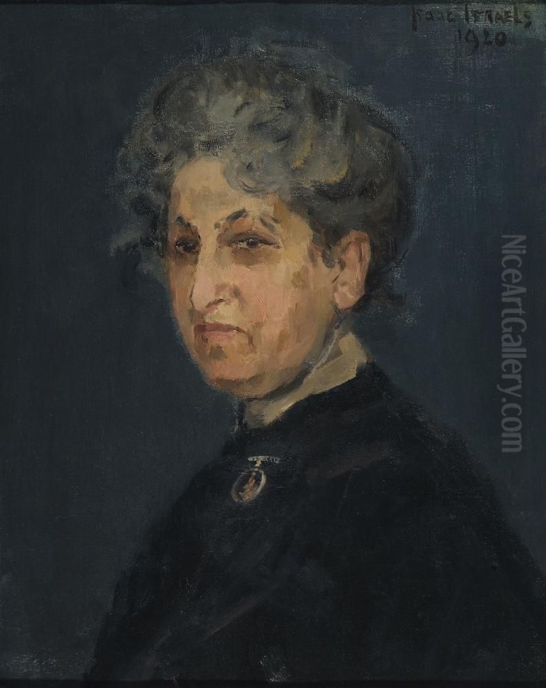 Portret Aletta Jacobs Oil Painting by Isaac Lazarus Israels
