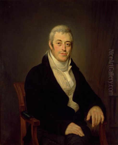 Portret Jonas Daniel Meijer Oil Painting by Louis Moritz