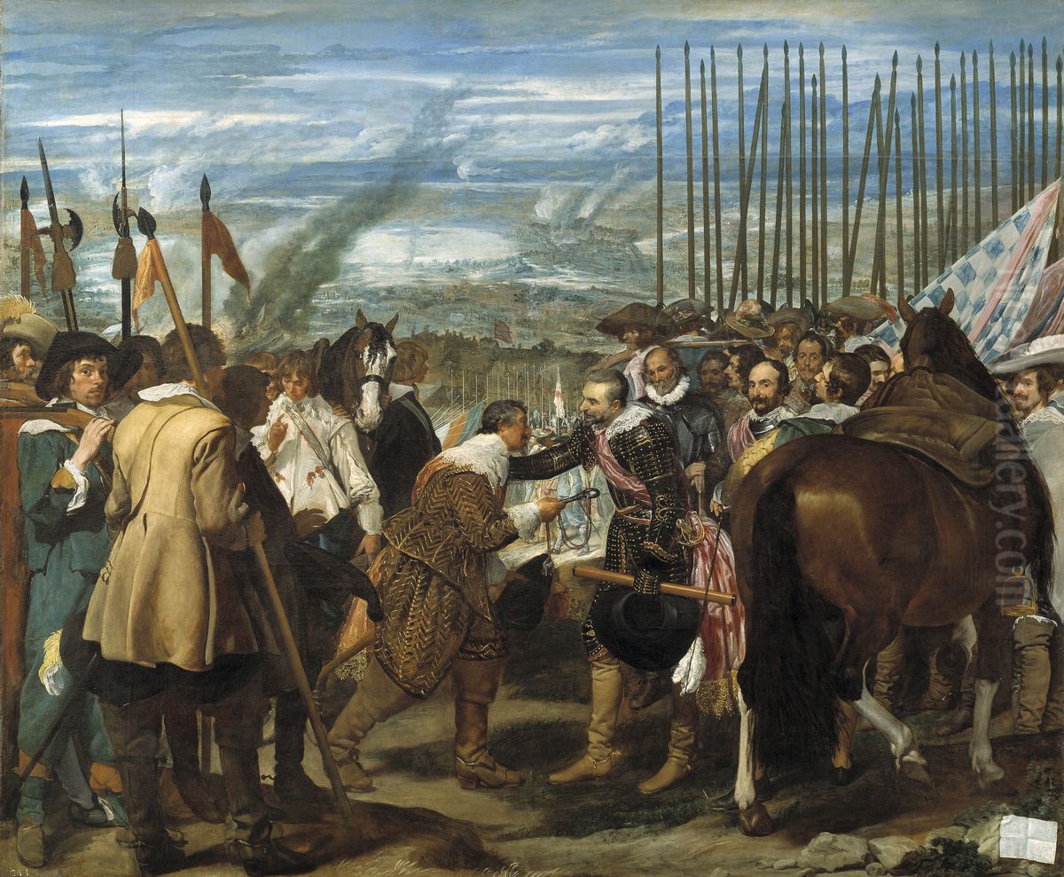 The Surrender of Breda Oil Painting by Diego Rodriguez de Silva y Velazquez
