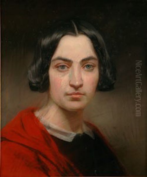 Self-portrait Oil Painting by Marie Anne Rosalie Thevenin