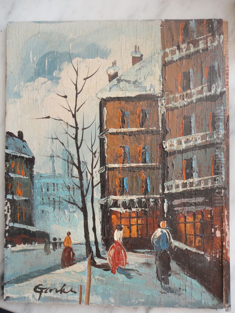 City scape Oil Painting by unknown