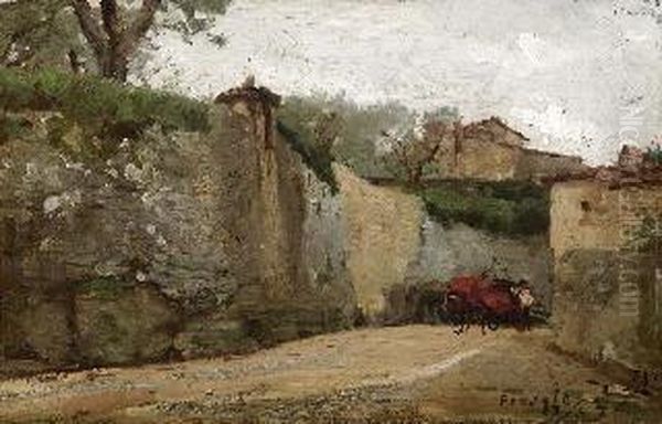 Fiesole Oil Painting by Luigi Nono