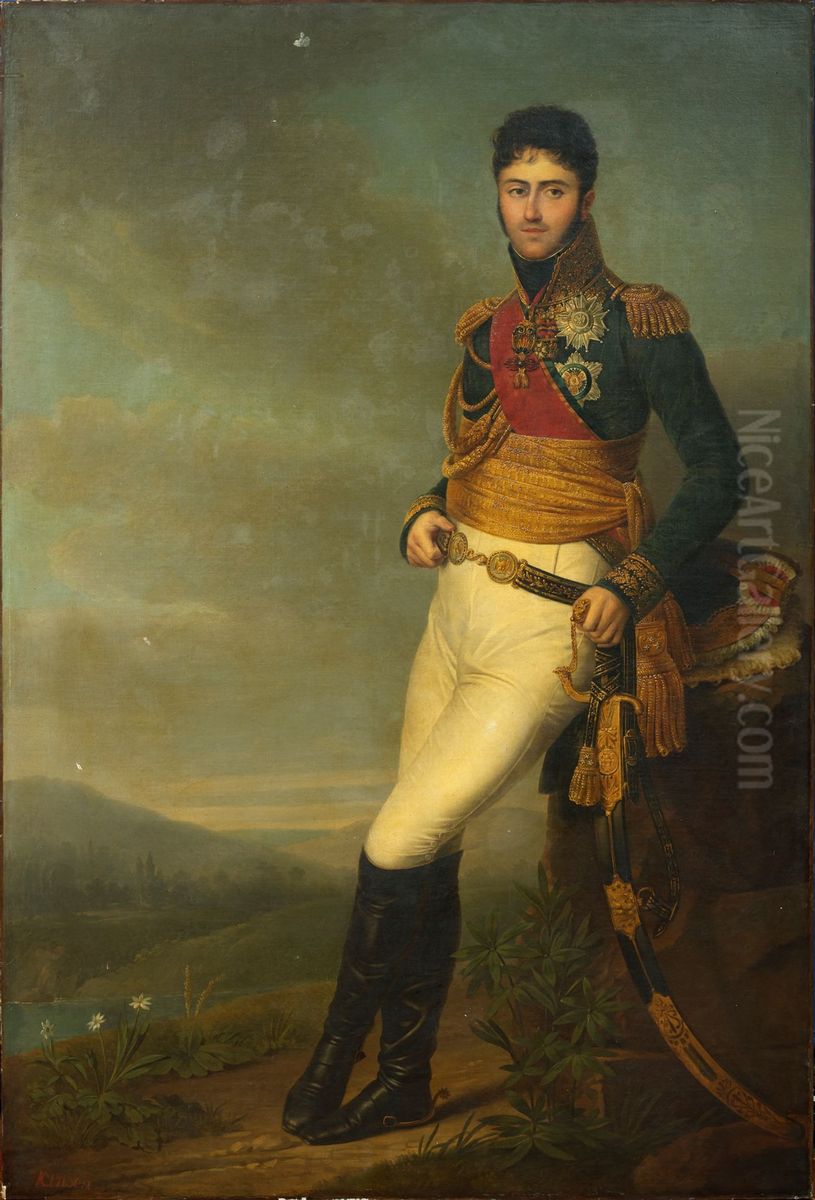 Portrait of Camillo Borghese, duke of Guastalla Oil Painting by Francois Kinson