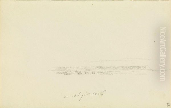 Rugenlandschaft bei Kap Arkona Oil Painting by Caspar David Friedrich