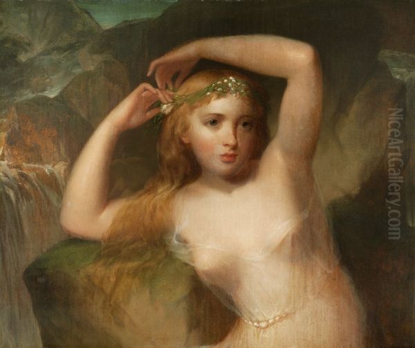 Sea Nymph Oil Painting by Thomas Sully