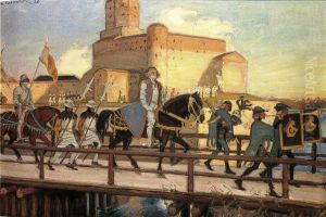 Karl Knutsson Bonde's Departure from Vyborg Castle (in the year 1448)