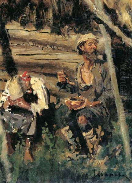 Fugitive. Oil Painting by Sergey Ivanov