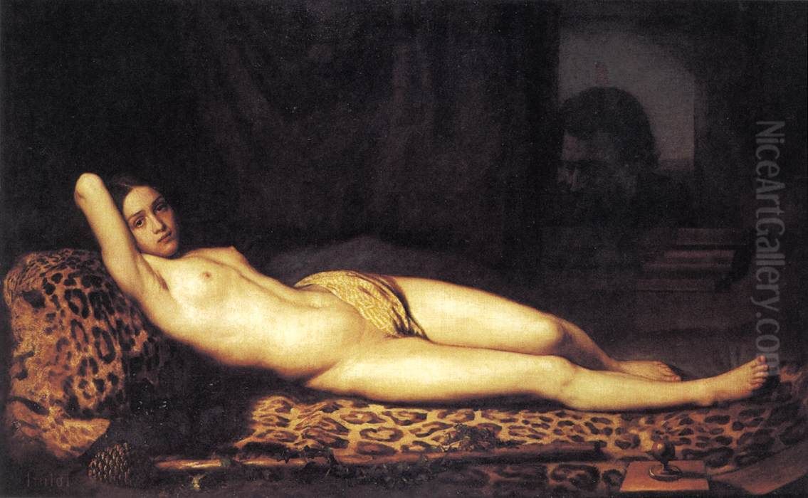 Repos et desirs Oil Painting by Felix Trutat